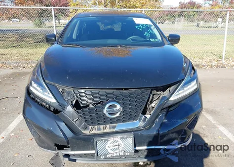 2021 Nissan Murano S Intelligent Awd from USA, damaged, VIN 5N1AZ2AS8MC122207